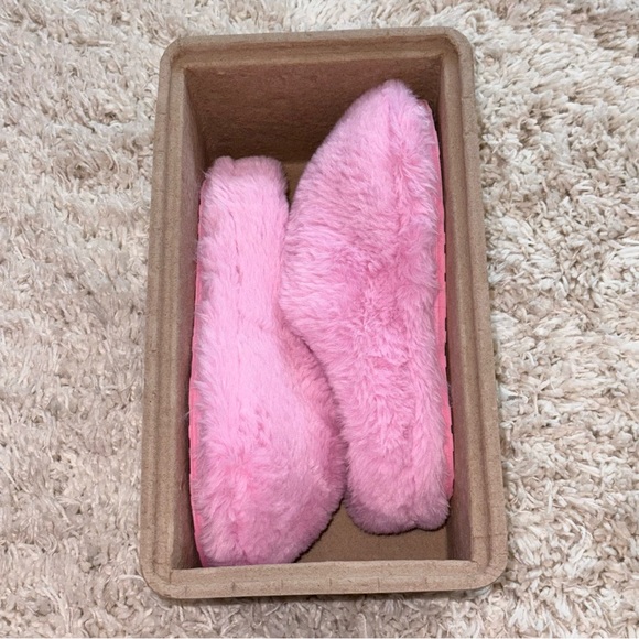 Skims Faux Fur Slippers - Petal - Picture 4 of 6
